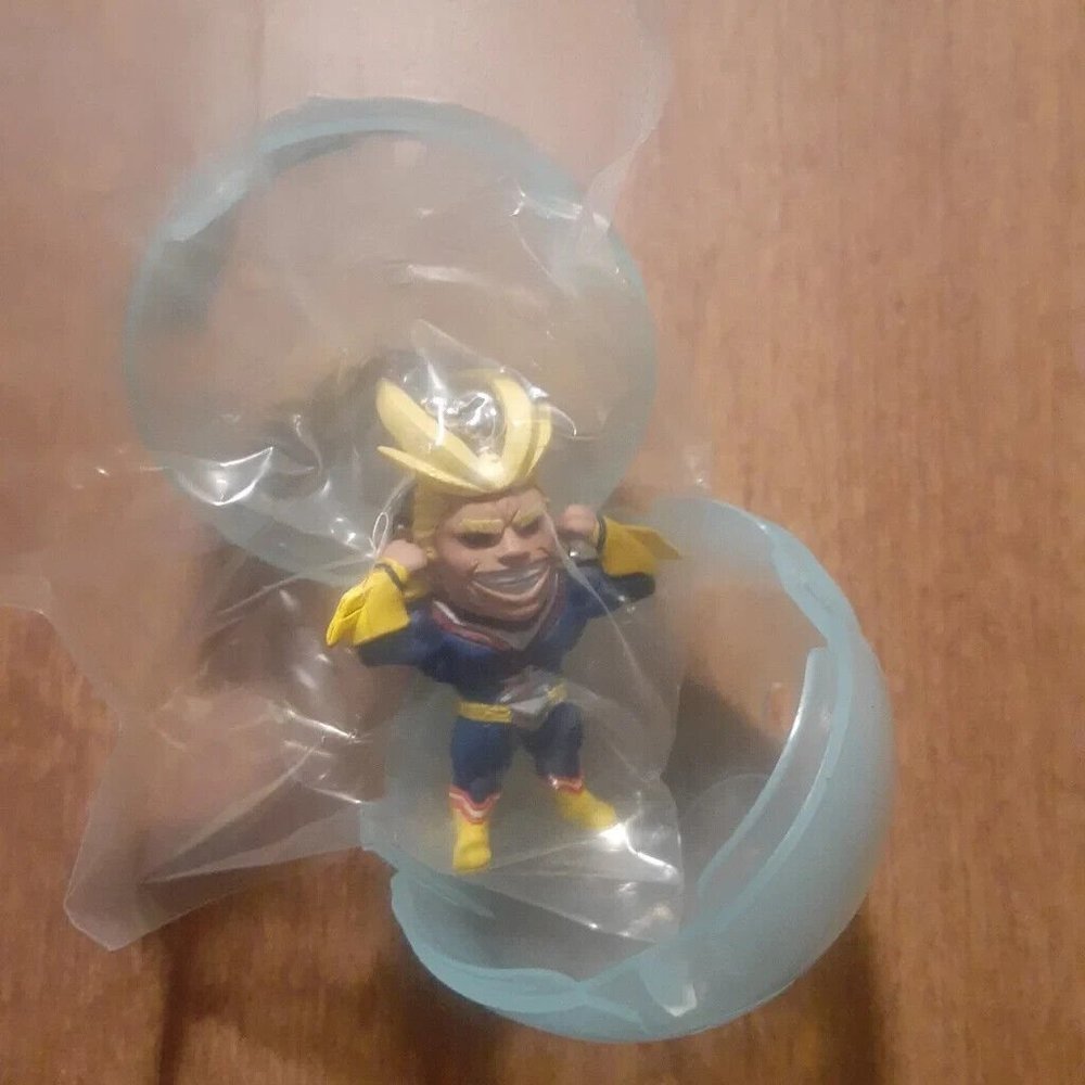 New My hero Academia Gashapon keychain mini figure Charm, ALL MIGHT Gachapon